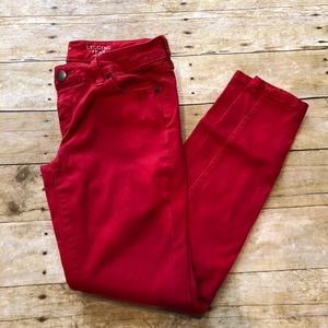 The Limited 678 Legging Jeans Size 4 Red